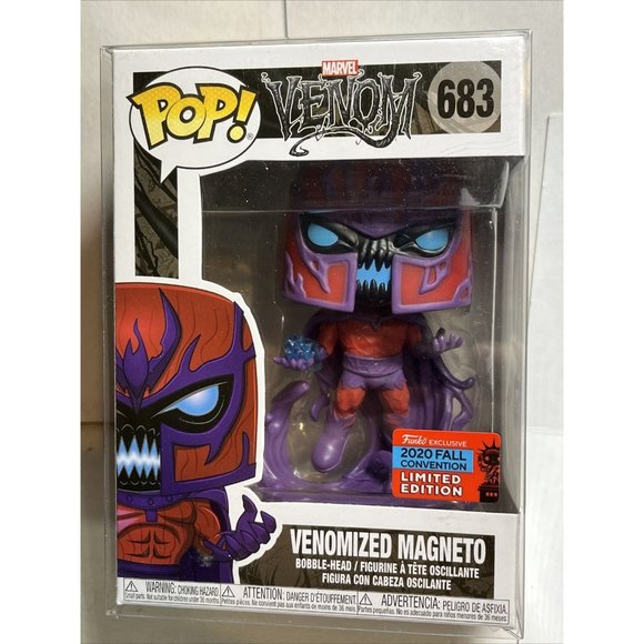 FUNKO POP Venomized Magneto # 683 Figure 2020 Fall Convention Exclusive Venom LE - Picture 1 of 5